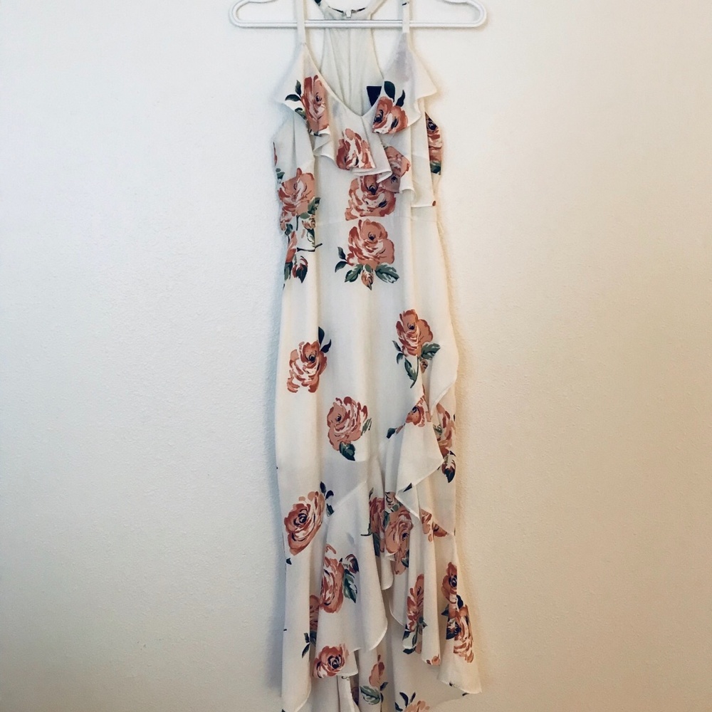 Floral sheer dress